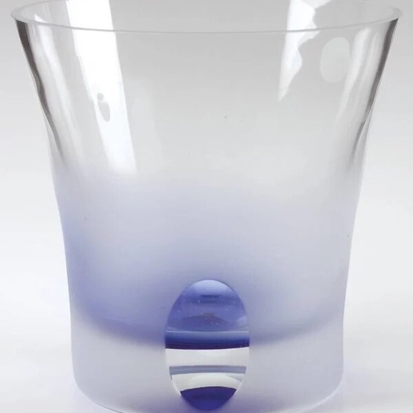 Block Crystal Rainy Day Ice Bucket Ombre Blue - Picture 1 of 1